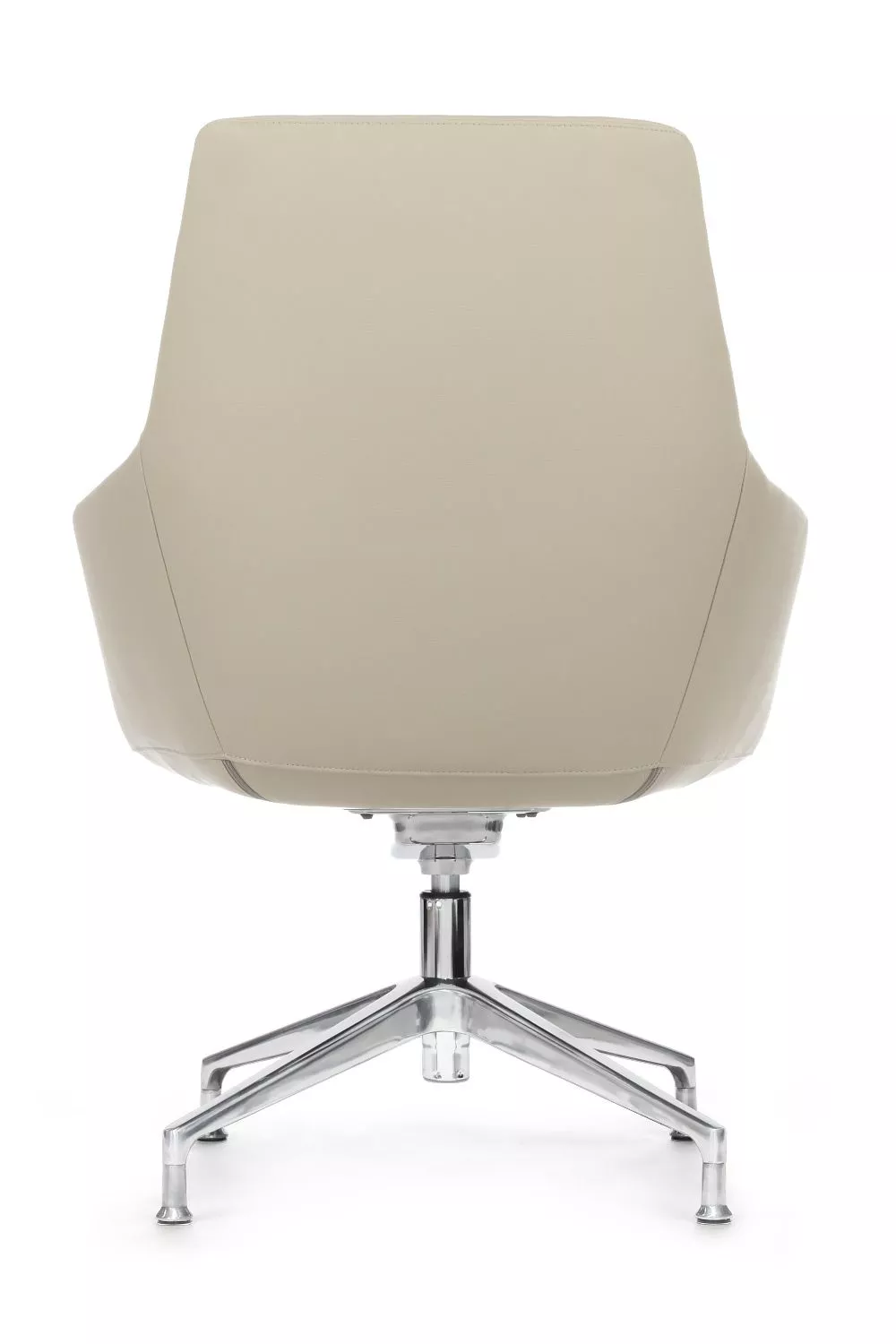 Офисное кресло из натуральной кожи RIVA DESIGN Soul-ST (С1908) светло-серый