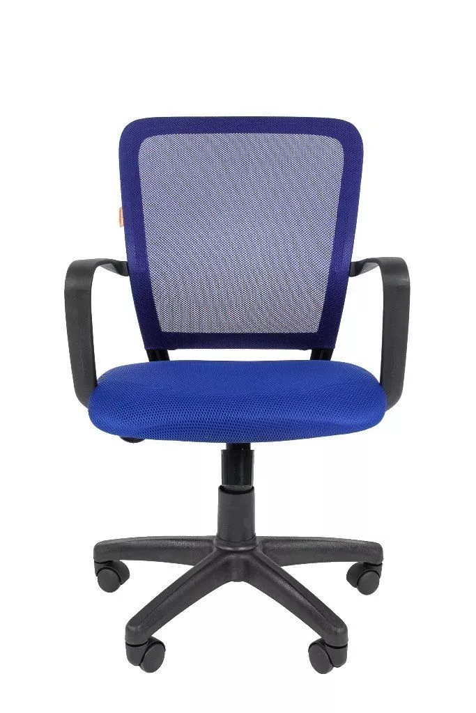 Кресло для оператора Chairman 698 black ткань сетка синий TW 10