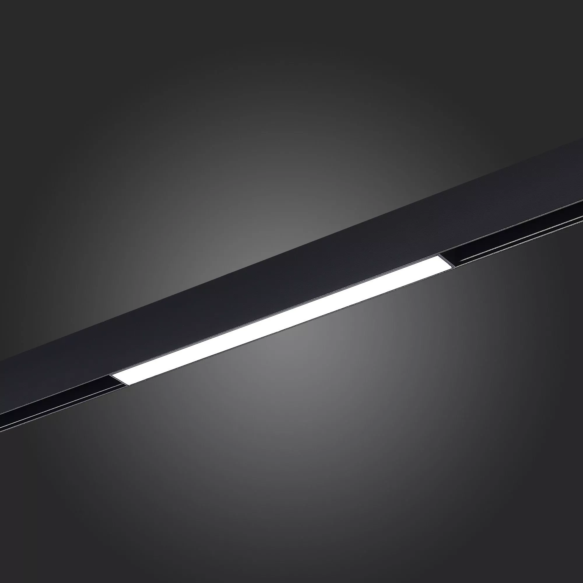 Магнитный трековый светильник SMART Черный LED 48V St Luce ST370.406.12