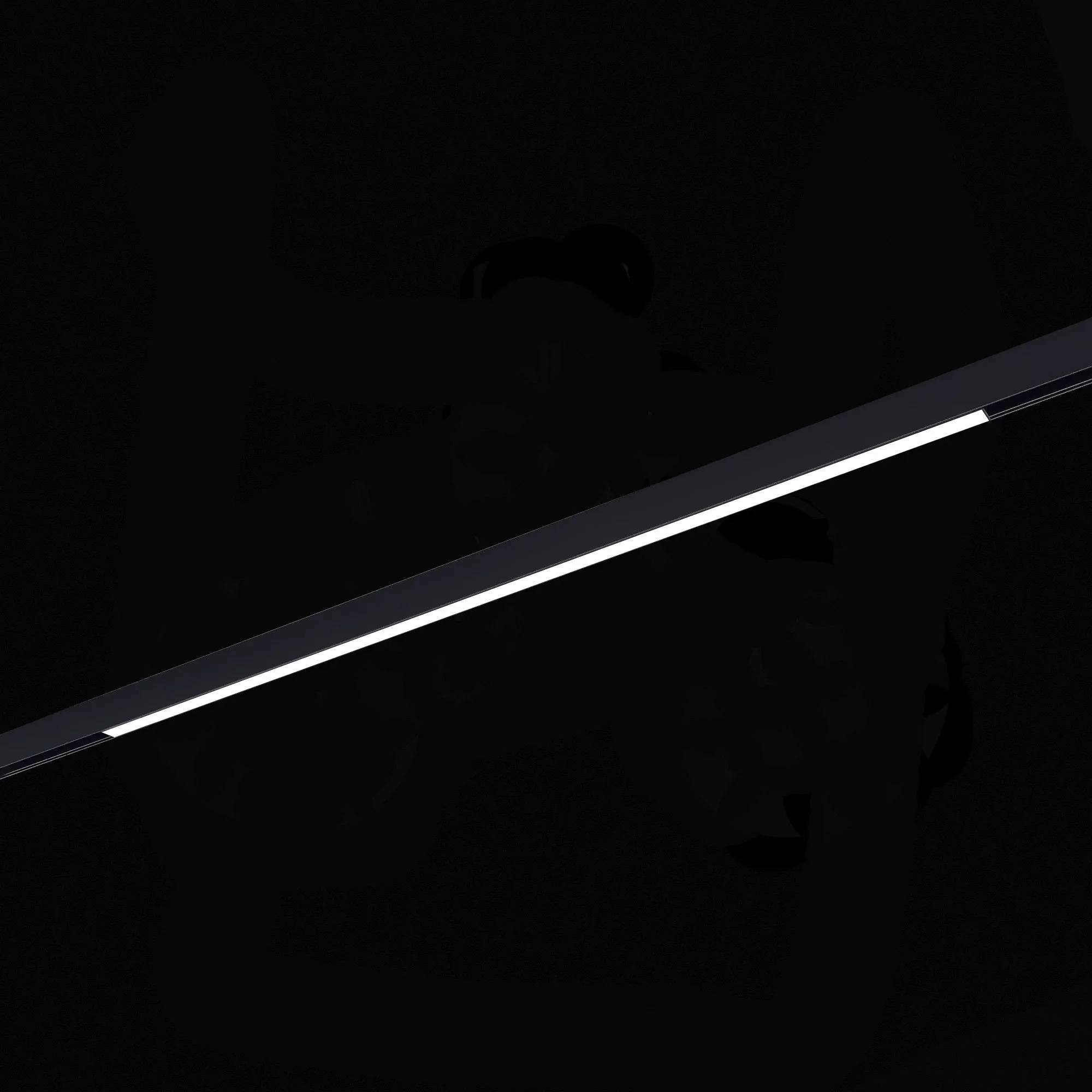 Магнитный трековый светильник SMART Черный LED 48V St Luce ST370.406.36