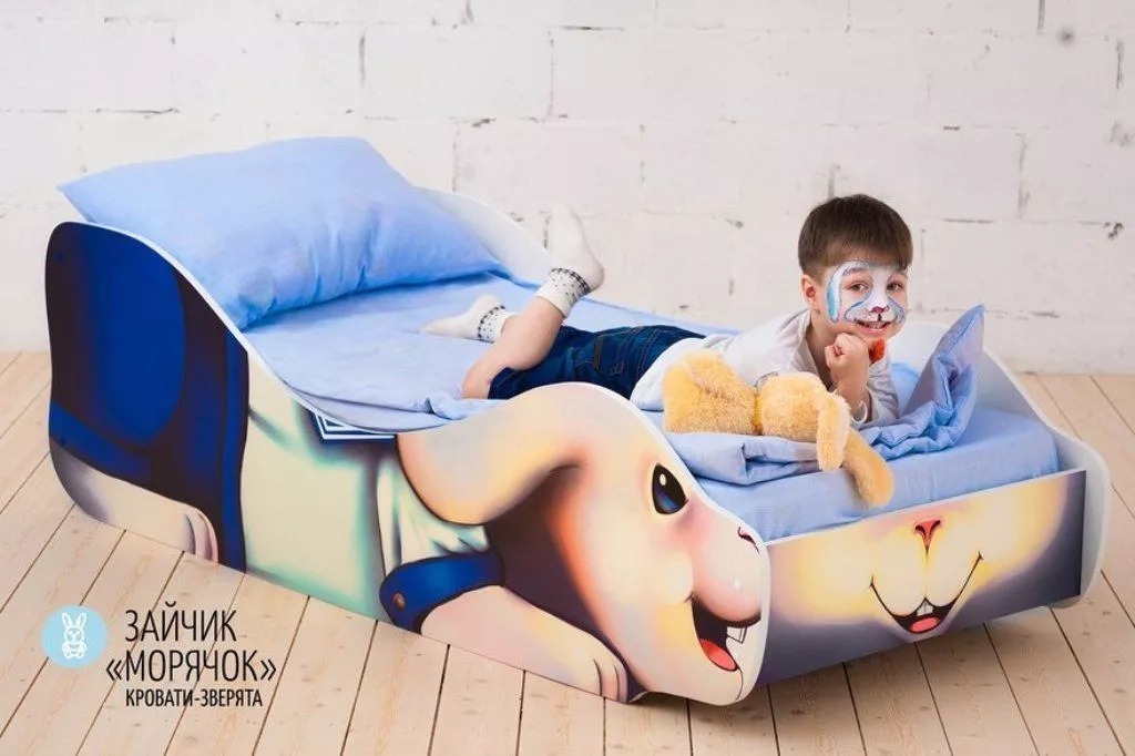 Детская кровать Заяц Морячок