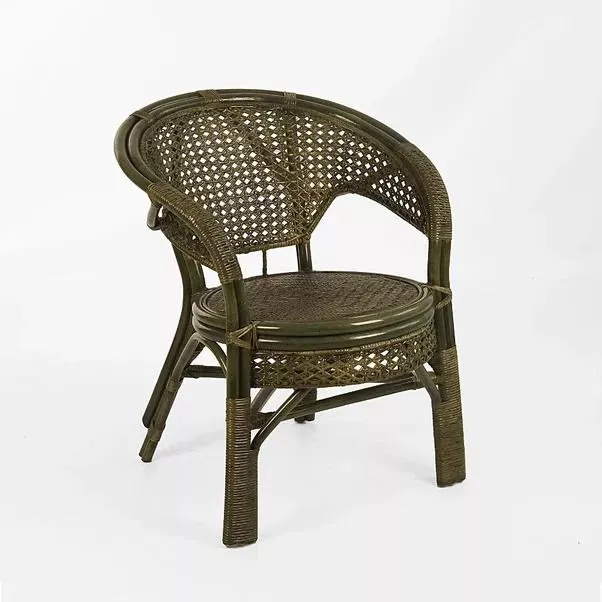 Комплект мебели из ротанга Пеланги 02 15 дуэт с круглым столом олива