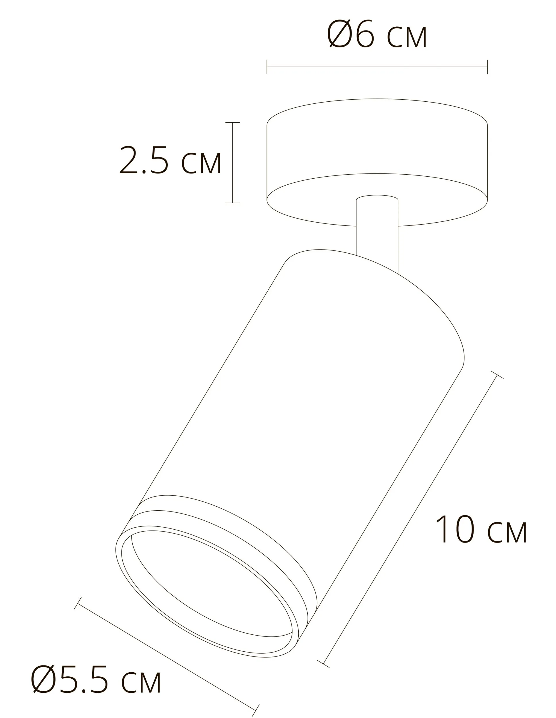 Точечный накладной светильник ARTE LAMP IMAI A2365PL-1BK