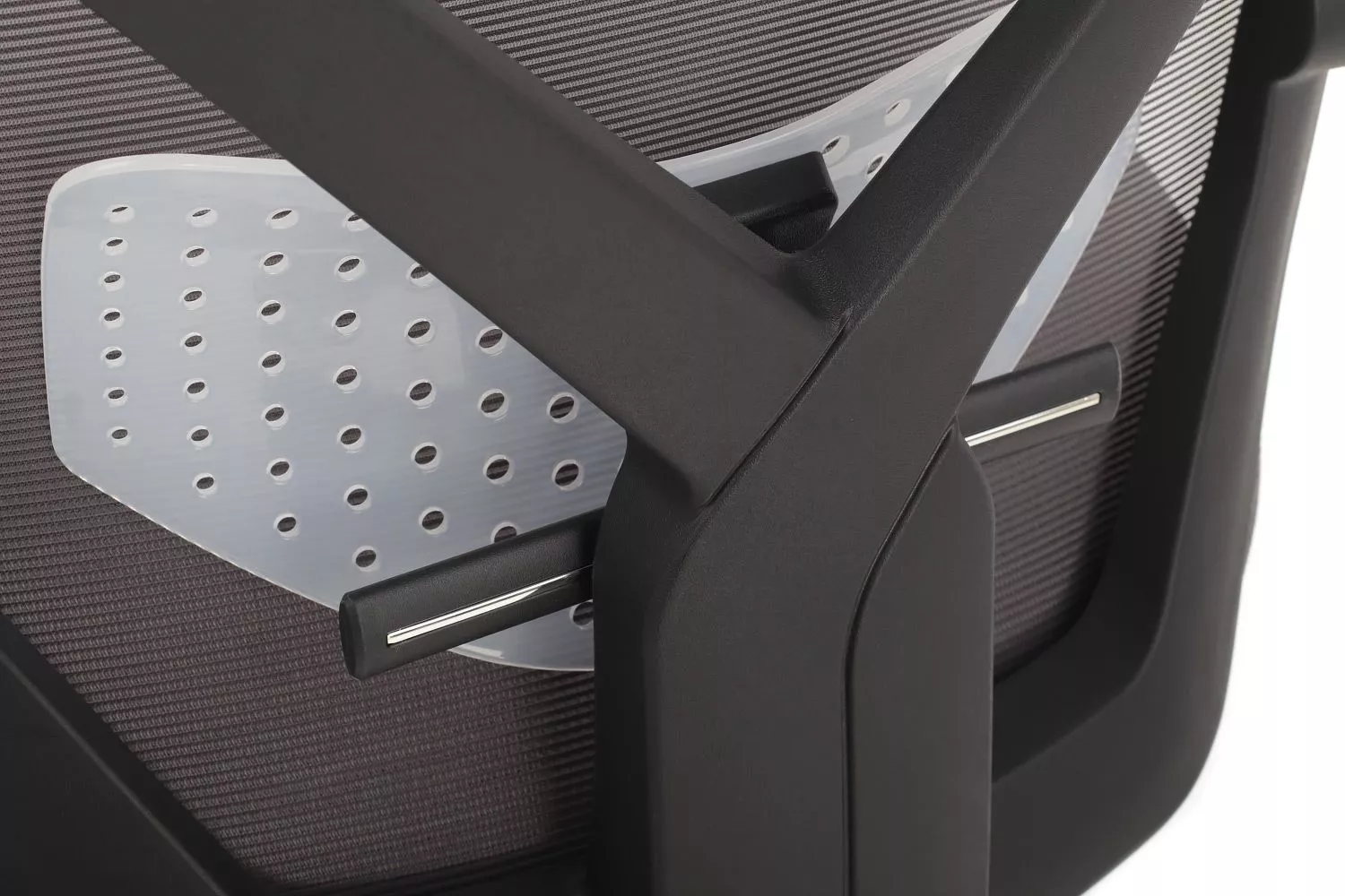 Кресло RIVA Chair OLIVER W-203 AC черный пластик / серый