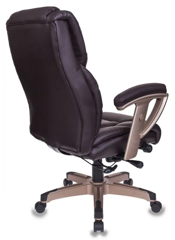 Кресло руководителя Бюрократ T-9999 коричневый