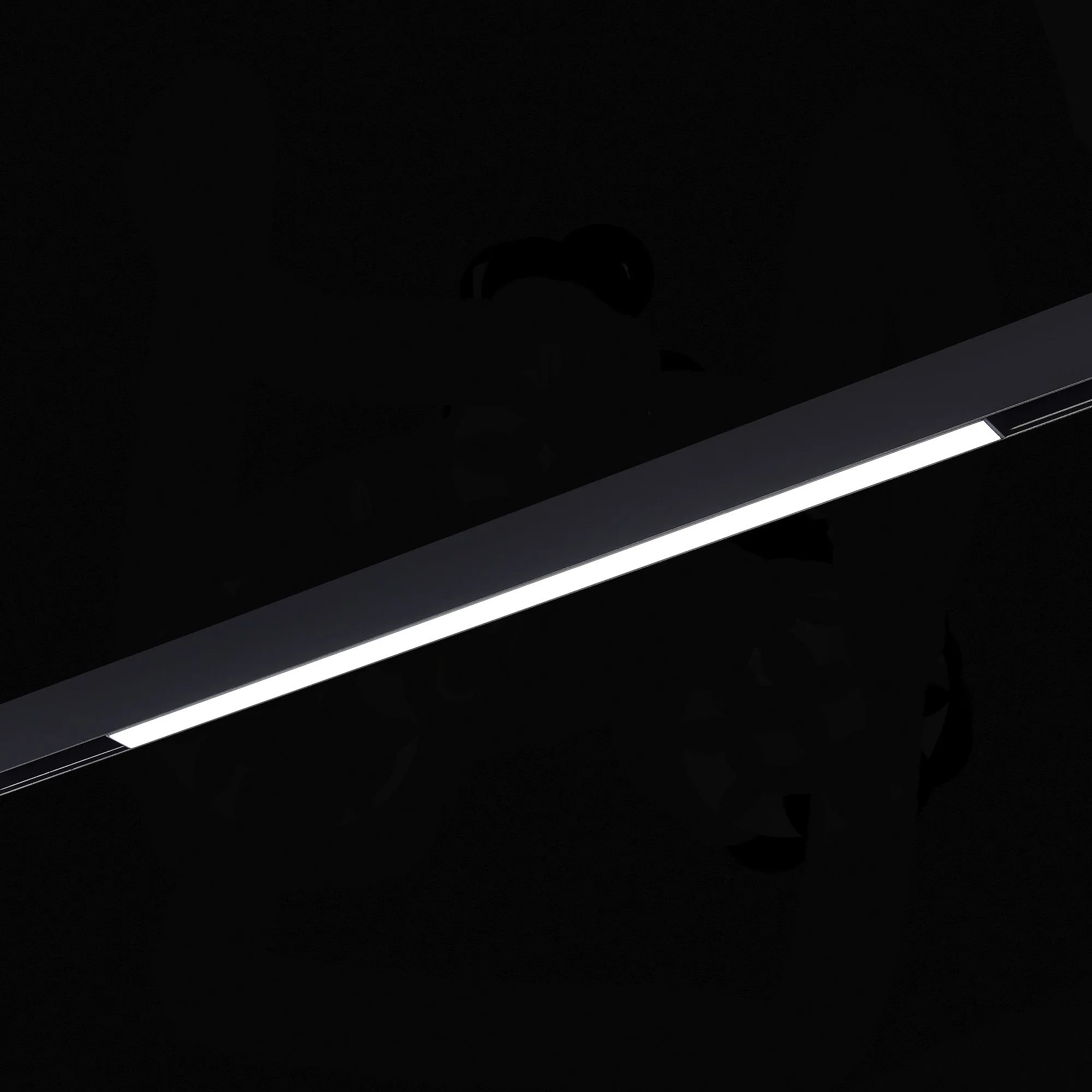 Магнитный трековый светильник SMART Черный LED 48V St Luce ST370.406.18