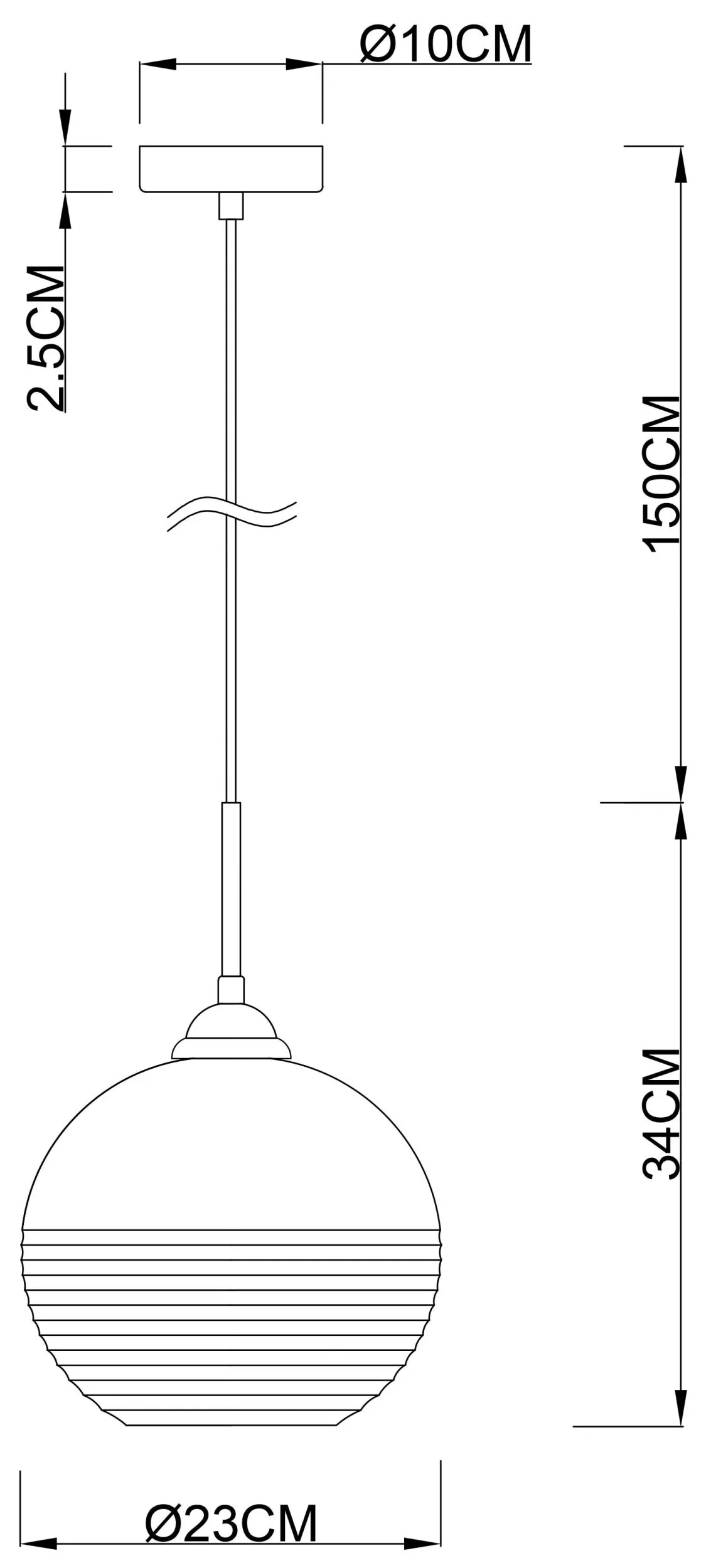 Подвесной светильник Arte Lamp WAVE A7762SP-1CC