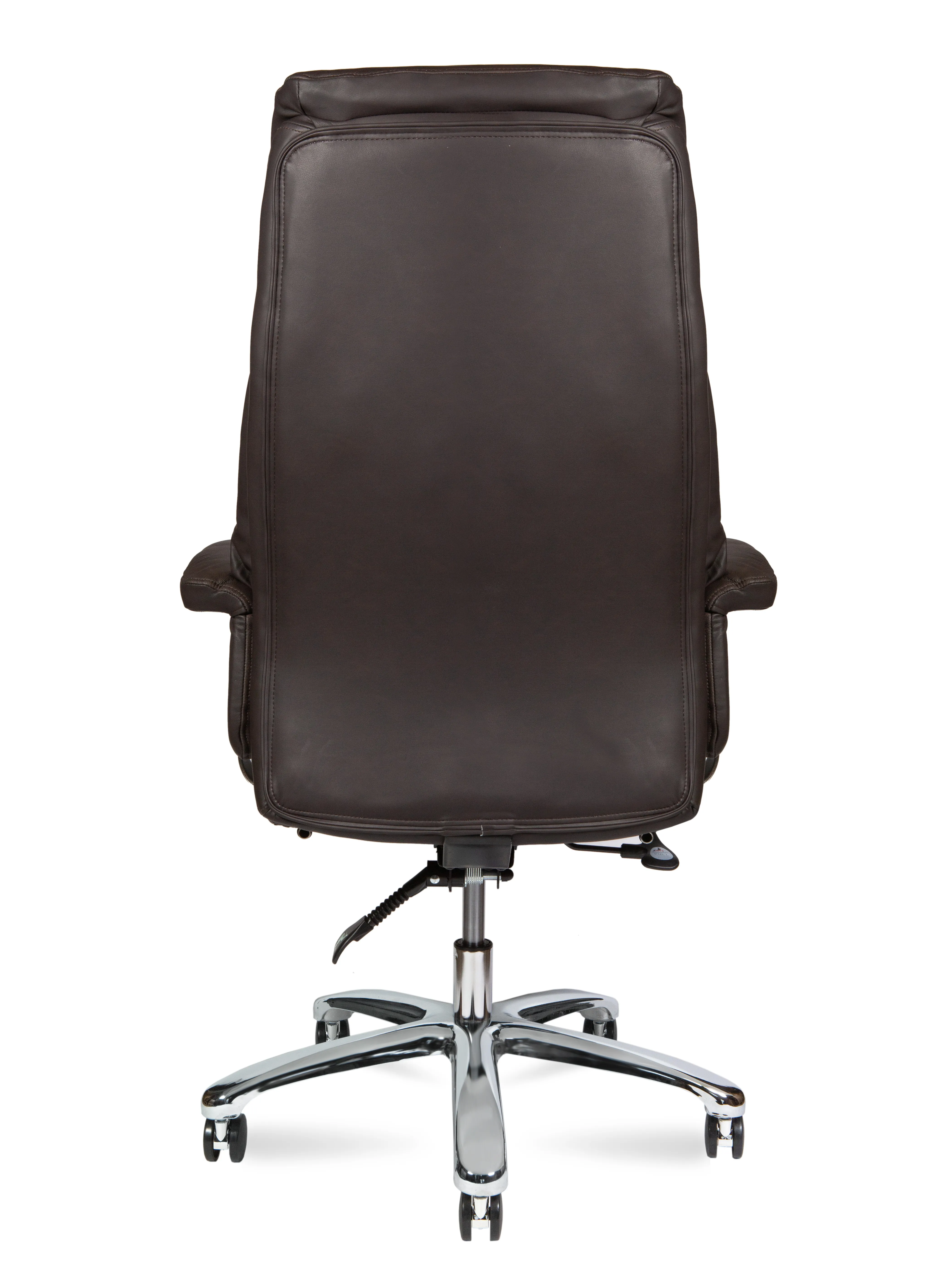 Кресло руководителя NORDEN Парламент brown темно-коричневый кожа H-2021-322 leather