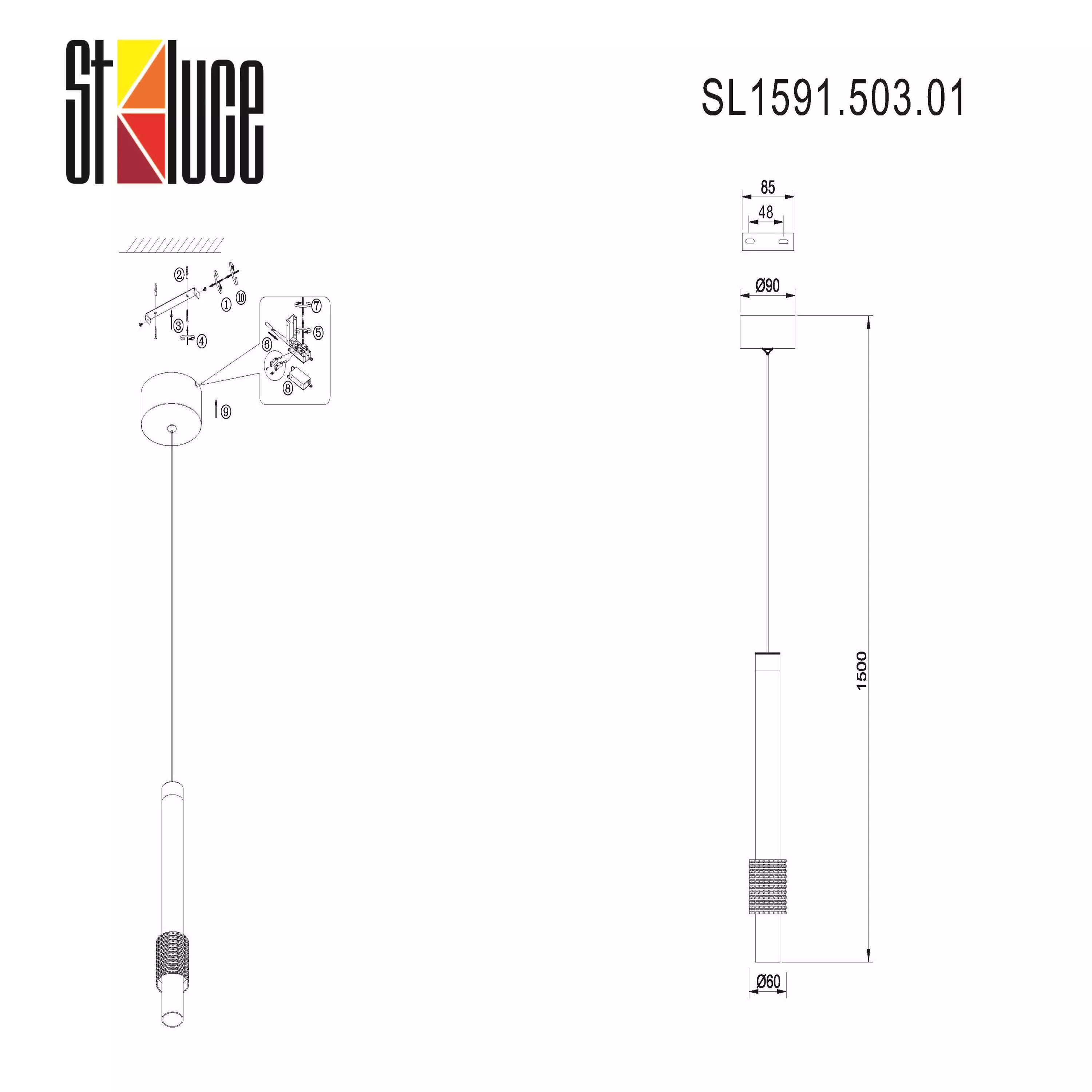 Подвесной светильник ST LUCE BALLITO SL1591.503.01