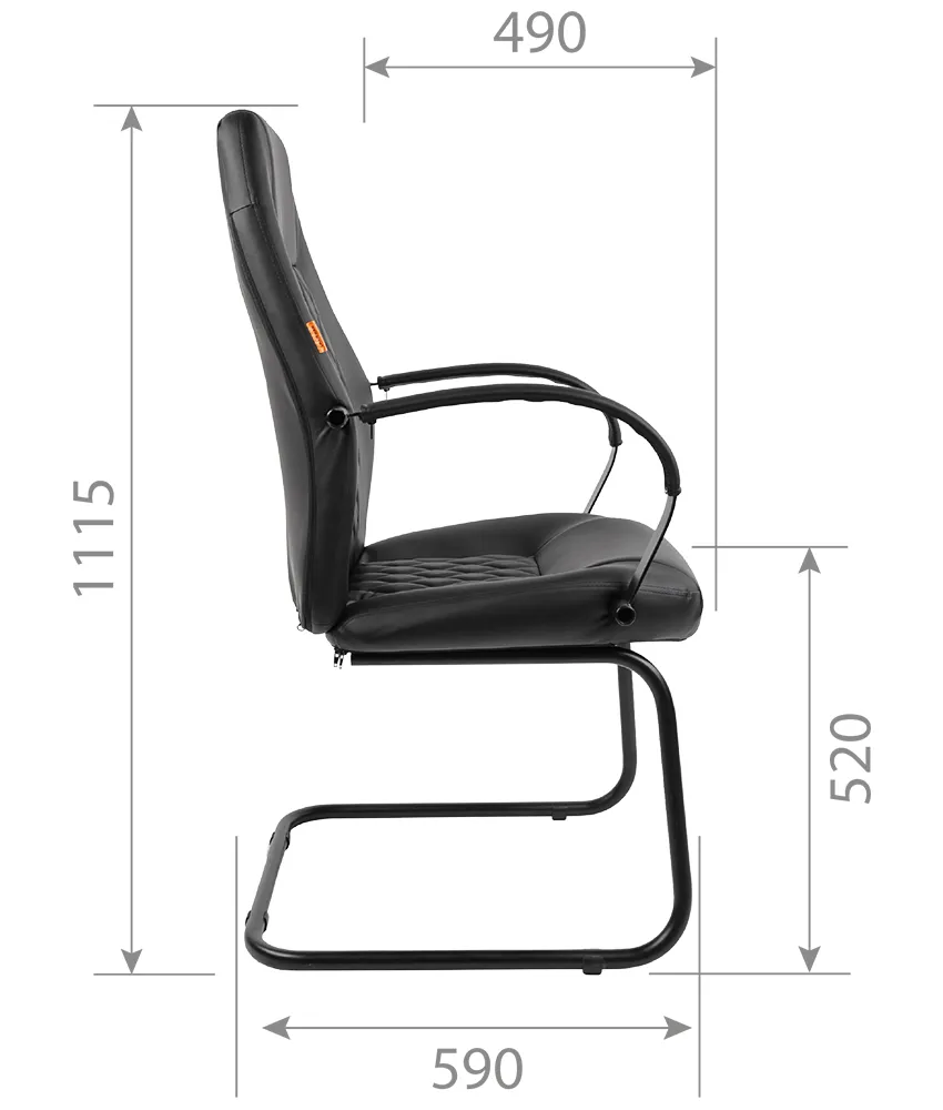 Кресло для посетителей CHAIRMAN 950 V LT