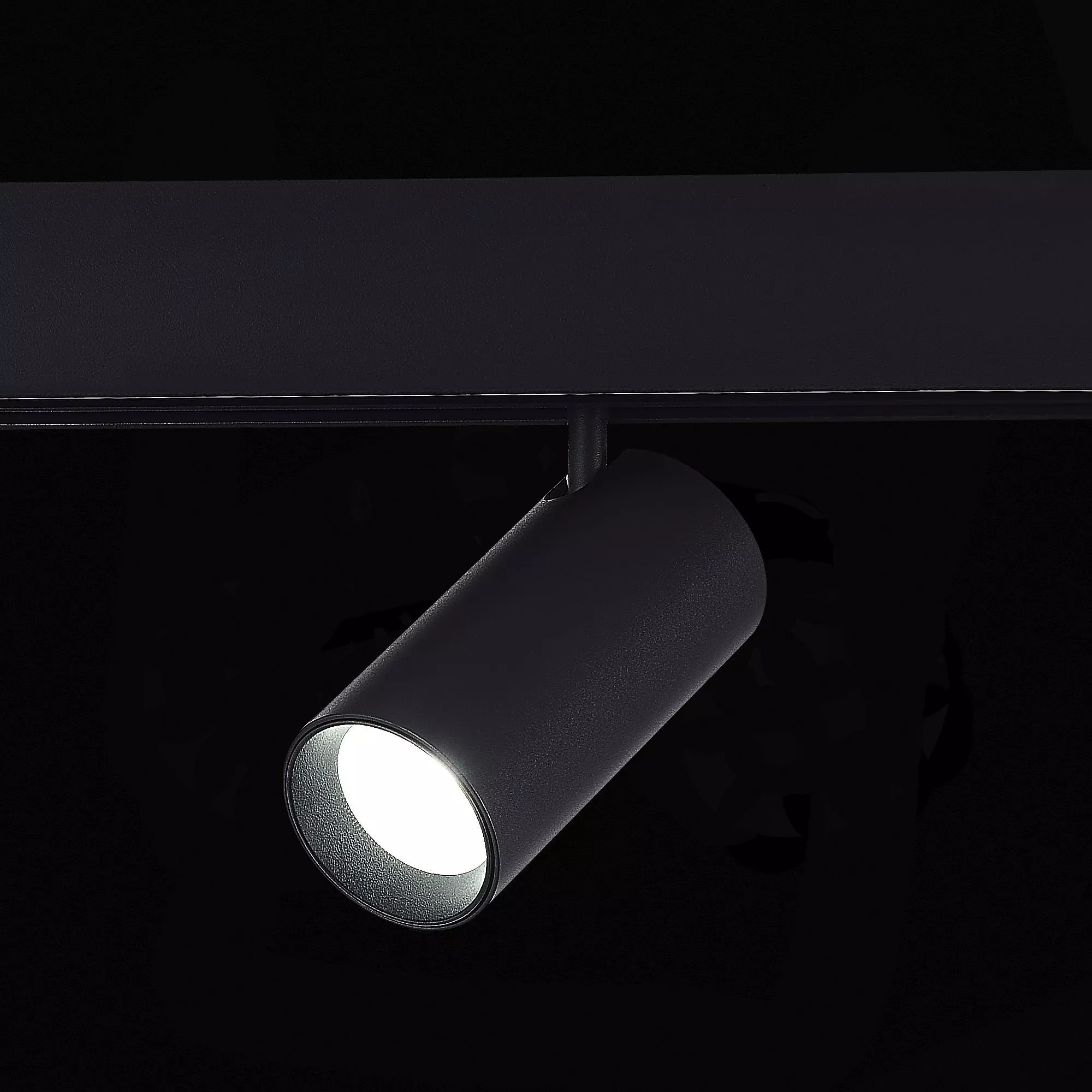 Магнитный трековый светильник SMART Черный LED 48V St Luce ST375.406.12