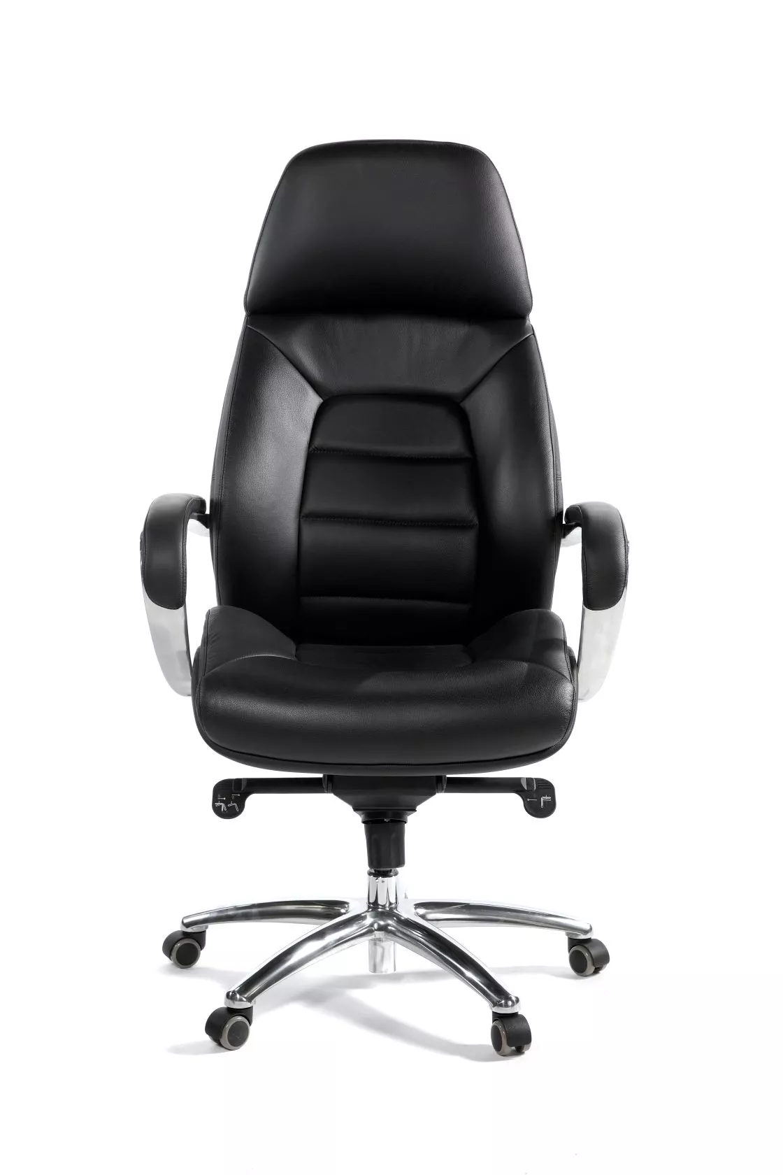 Кресло офисное для руководителя NORDEN Porsche черный экокожа F181 black