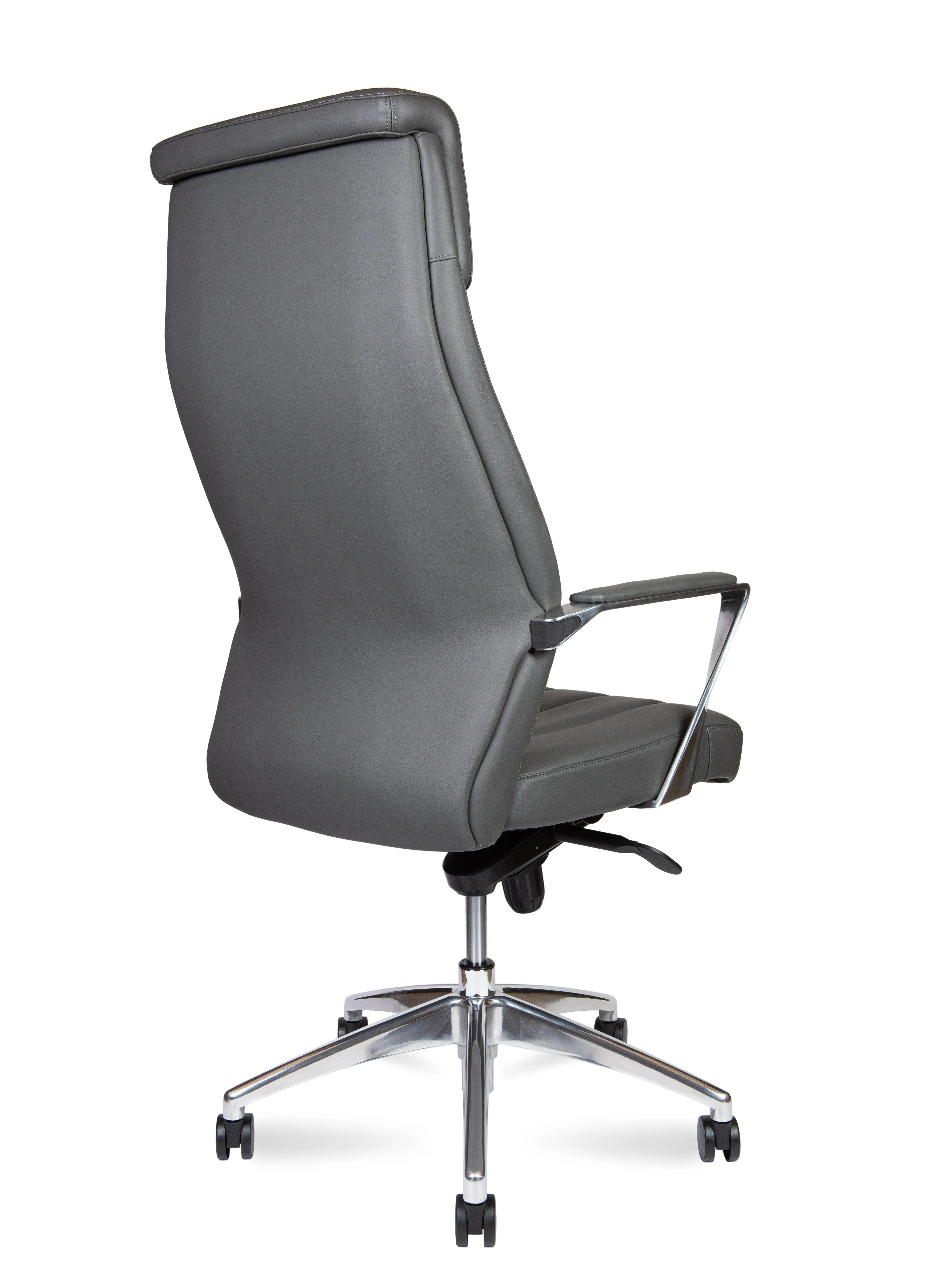 Кресло руководителя NORDEN Madrid Grey экокожа серый L340HCA-Grey