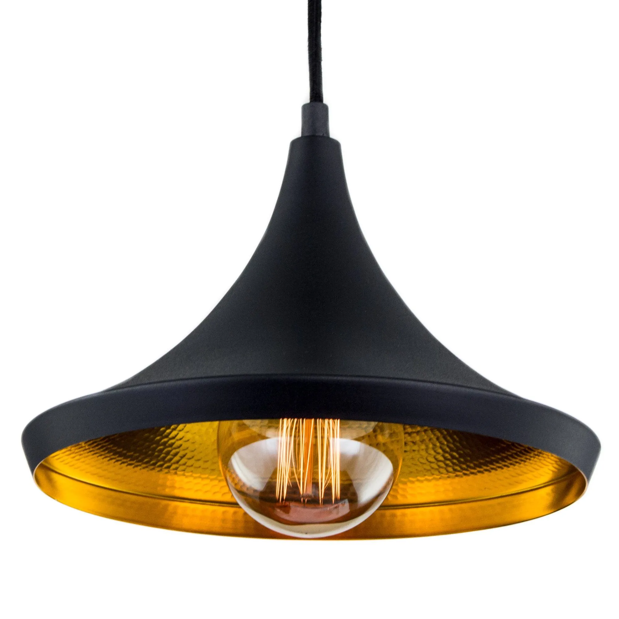 Потолочный подвесной светильник Эдисон 75 черный Citilux CL450209