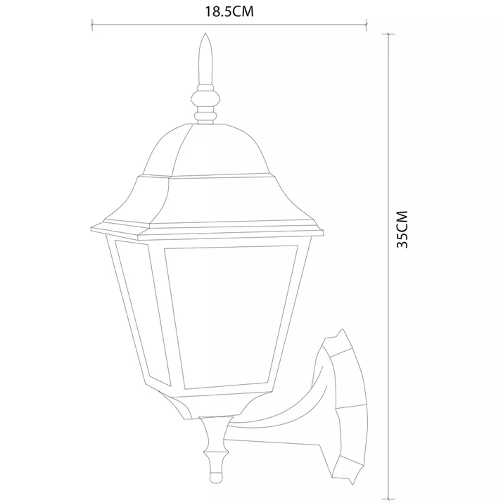 Настенный светильник ARTE Lamp BREMEN A1011AL-1BK