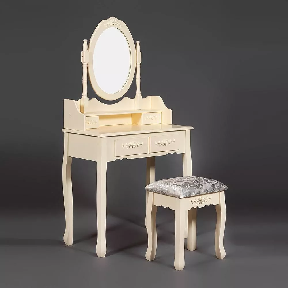 Туалетный столик с зеркалом и табуретом Secret De Maison ARNO