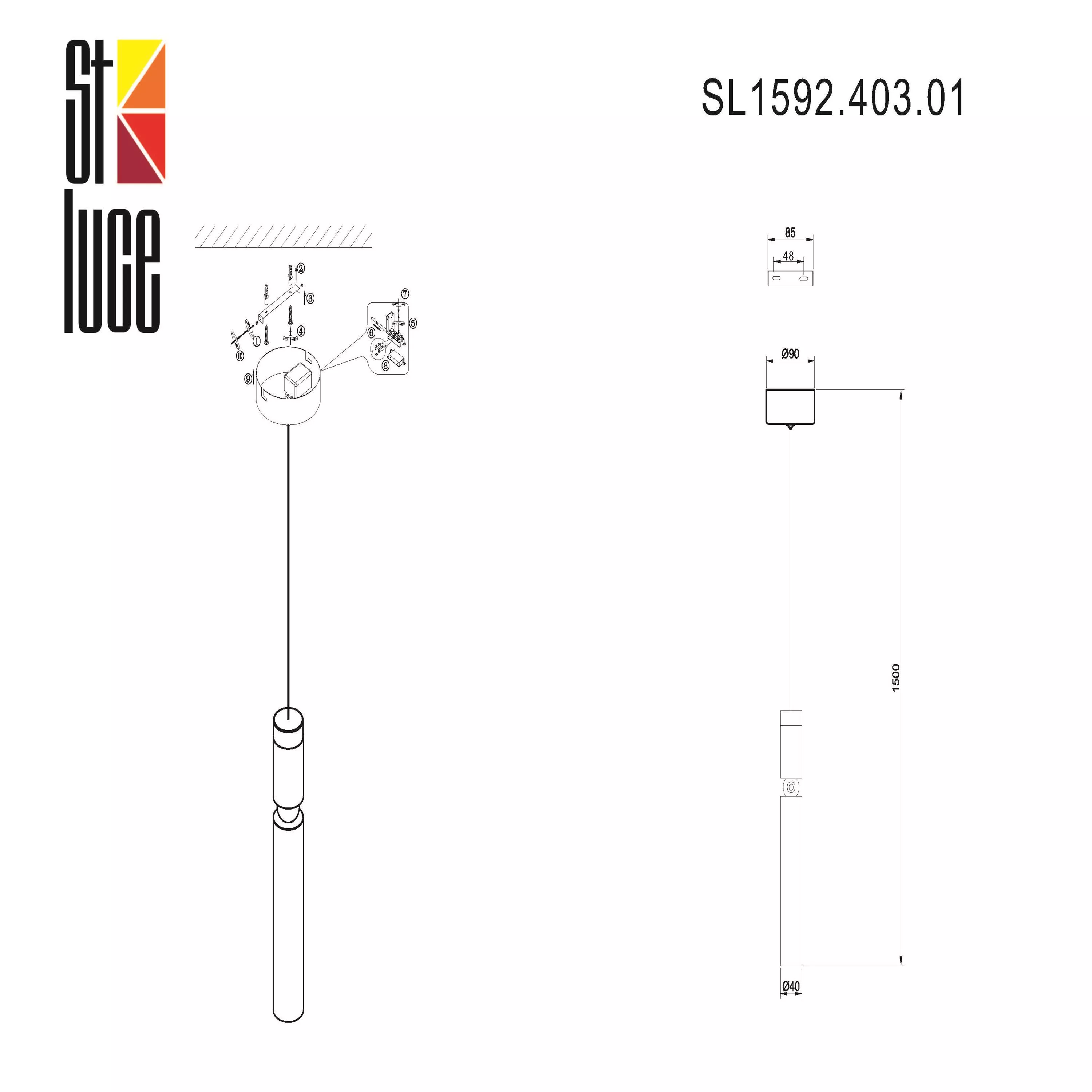 Подвесной светильник ST LUCE TUORE SL1592.403.01