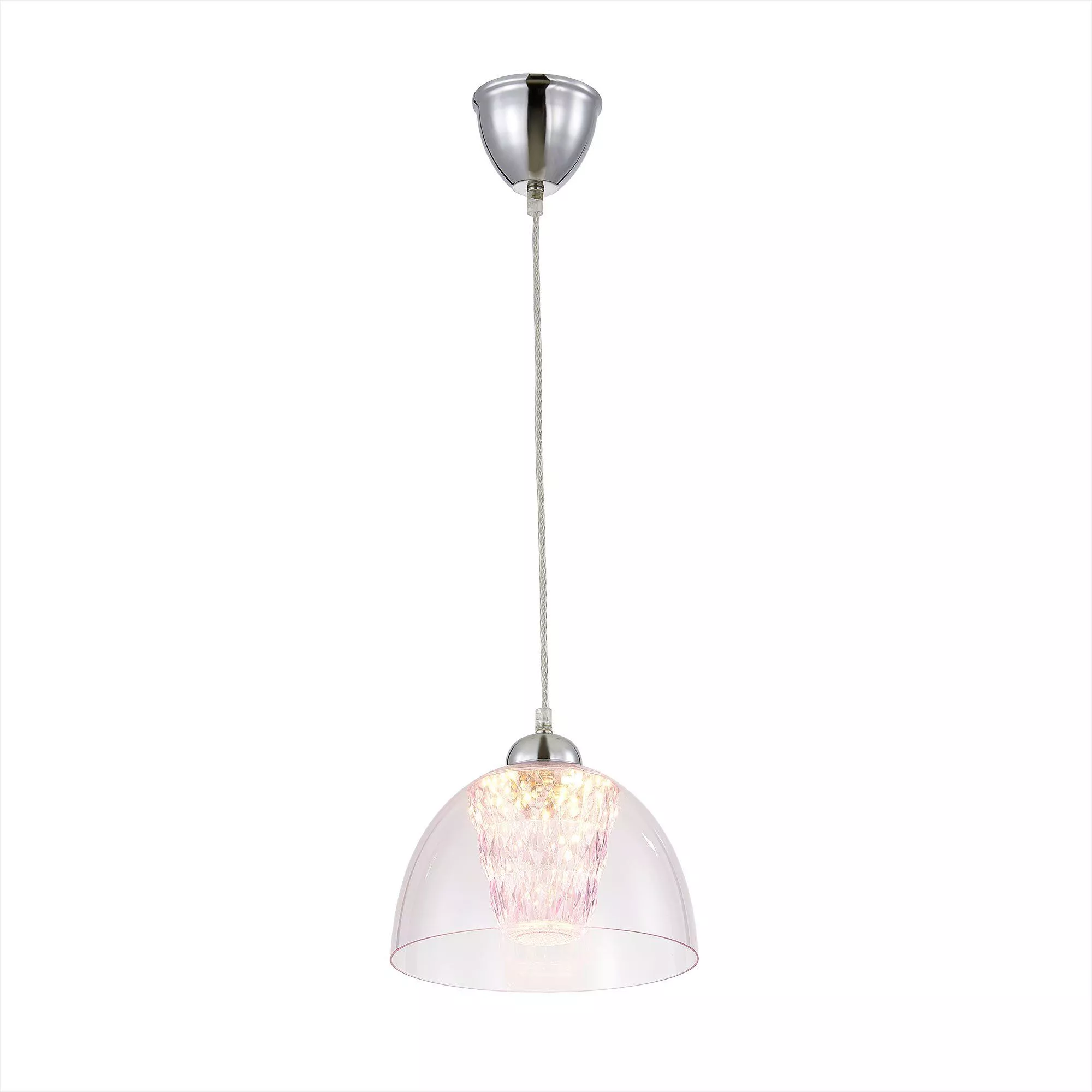 Потолочный подвесной светильник Топаз фиолетовый Citilux CL717114
