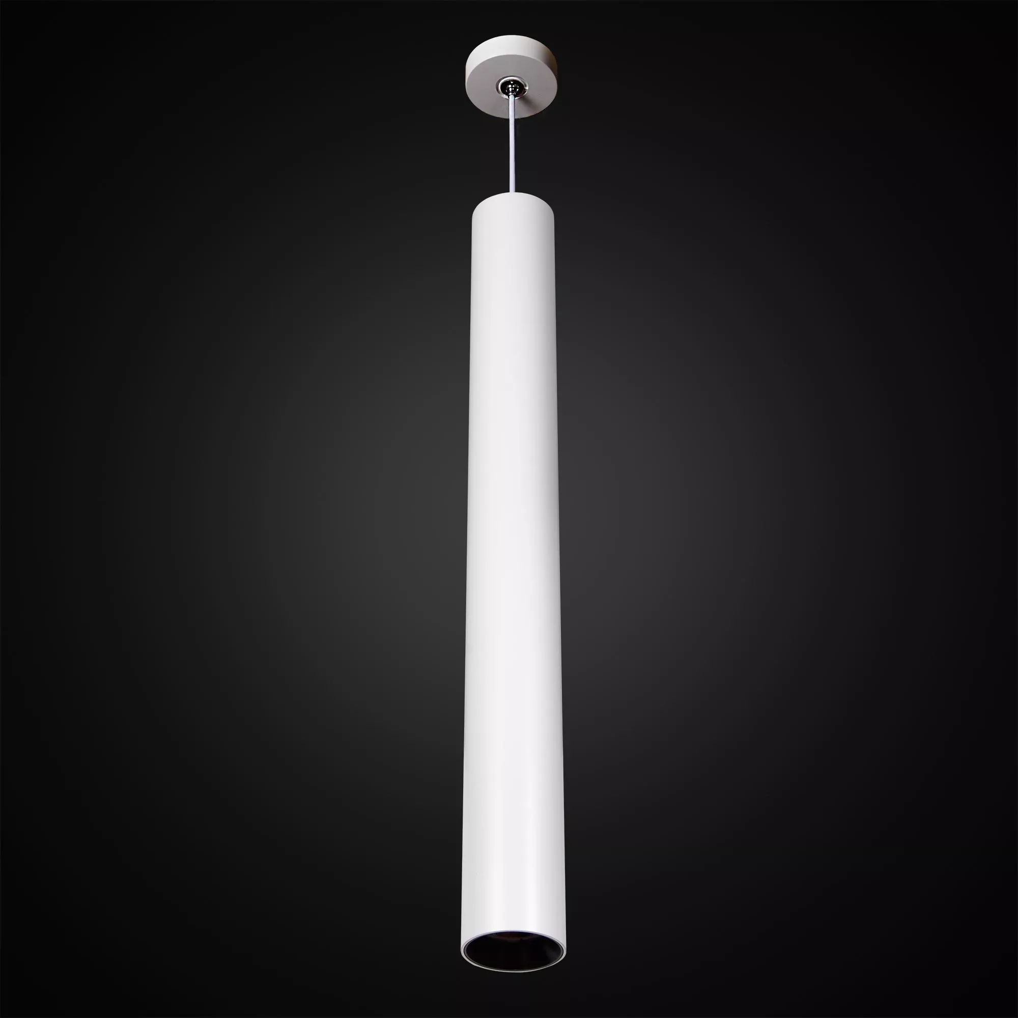 Потолочный подвесной светильник Тубус-12 белый Citilux CL01PBL120