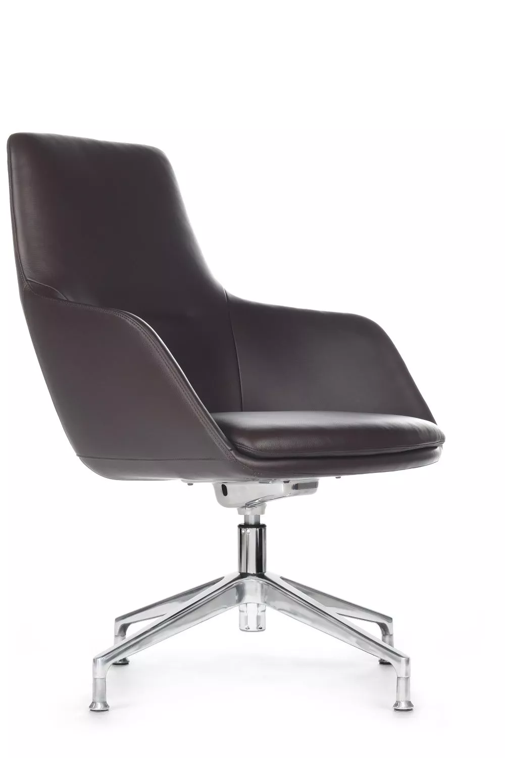 Офисное кресло из натуральной кожи RIVA DESIGN Soul-ST (С1908) темно-коричневый