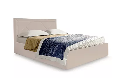 Кровать Сиеста 1800 с ПМ и бельевым ящиком альба бежевый