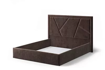 Кровать без основания 140х200 Индиго NEO 10 (темно-коричневый) МЛК