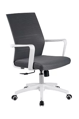 Кресло для персонала Riva Chair Like B819 белый каркас / серый