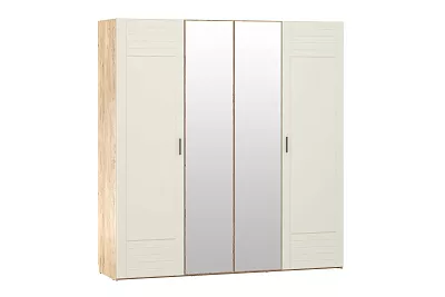 Шкаф для одежды с зеркалом Livorno Silva НМ 013.58 Х панакота