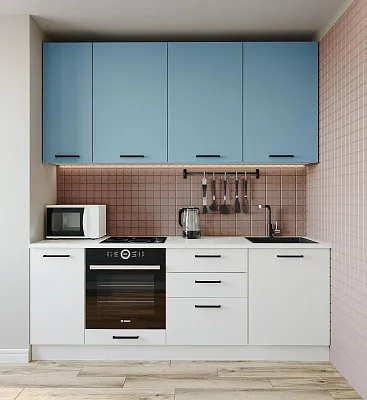 Кухонный гарнитур Капри 2200 Sanvut высокий верхний шкаф 950 мм