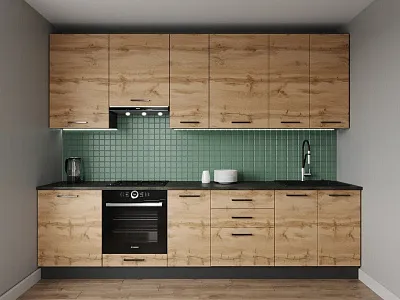 Кухонный гарнитур Крафт 3000 Sanvut высокий верхний шкаф 950 мм