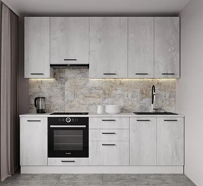 Кухонный гарнитур Пайн 2400 Sanvut высокий верхний шкаф 950 мм