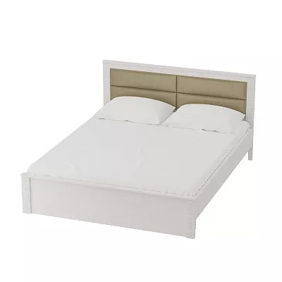 Двуспальная кровать 160x200 Элана Бодега белая