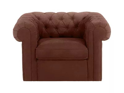 Кресло Chesterfield коричневый 339864