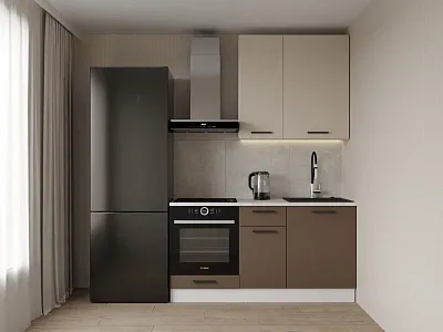 Кухонный гарнитур Латте 1600 Sanvut высокий верхний шкаф 950 мм