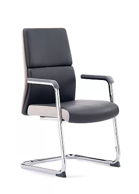 Кресло офисное Лондон CF хром темно-серый экокожа HR8637-2-417 NORDEN