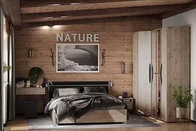 Модульная спальня Nature Гаскон Пайн
