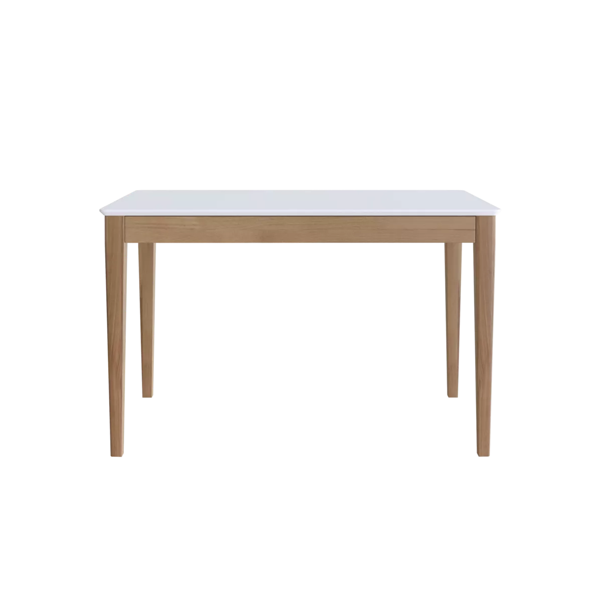 Развижной стол Антила classic120 (+50)х76х76 Daiva белая эмаль / дуб золотой