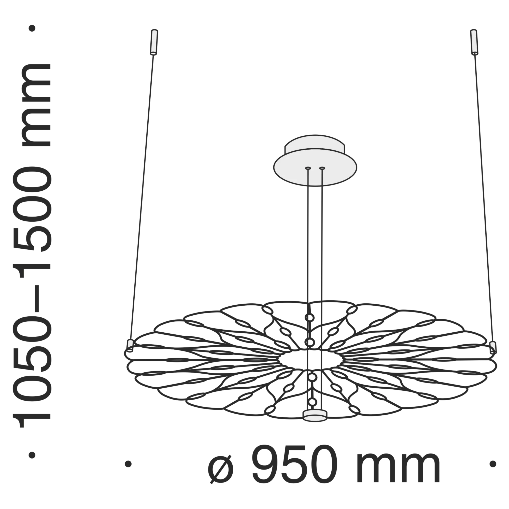 Подвесной светильник Maytoni Technical Volare MOD037PL-L48B