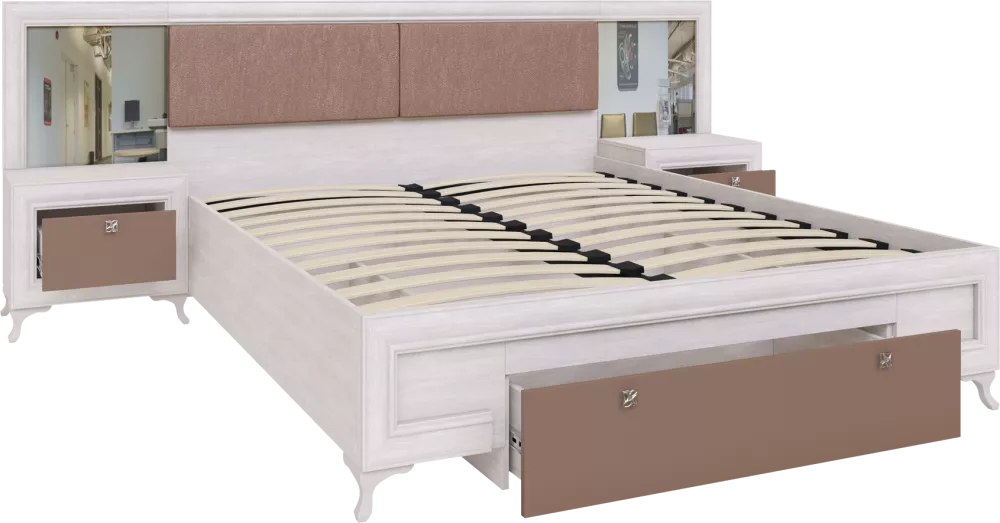 Двуспальная кровать с ортопедическим основанием Саванна М06