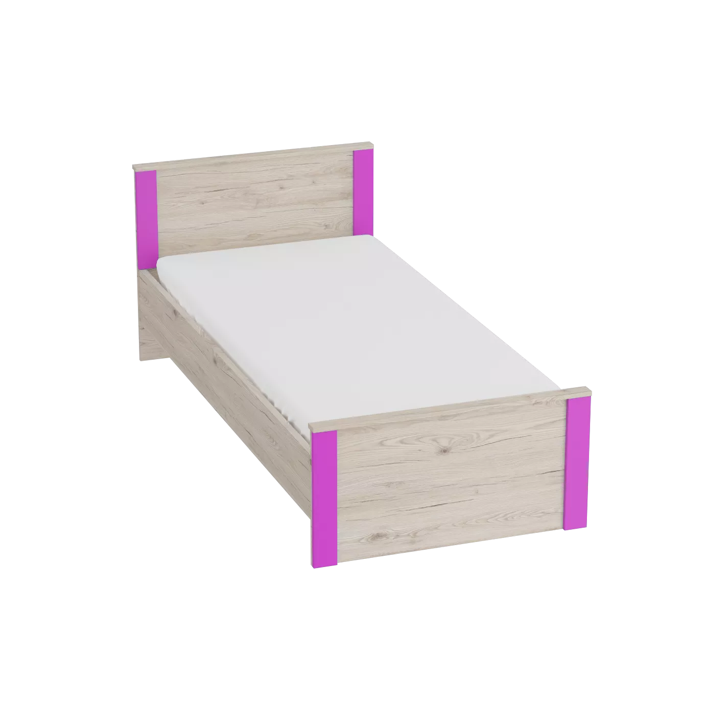 Кровать с основанием 90х200 СКАУТ Фуксия
