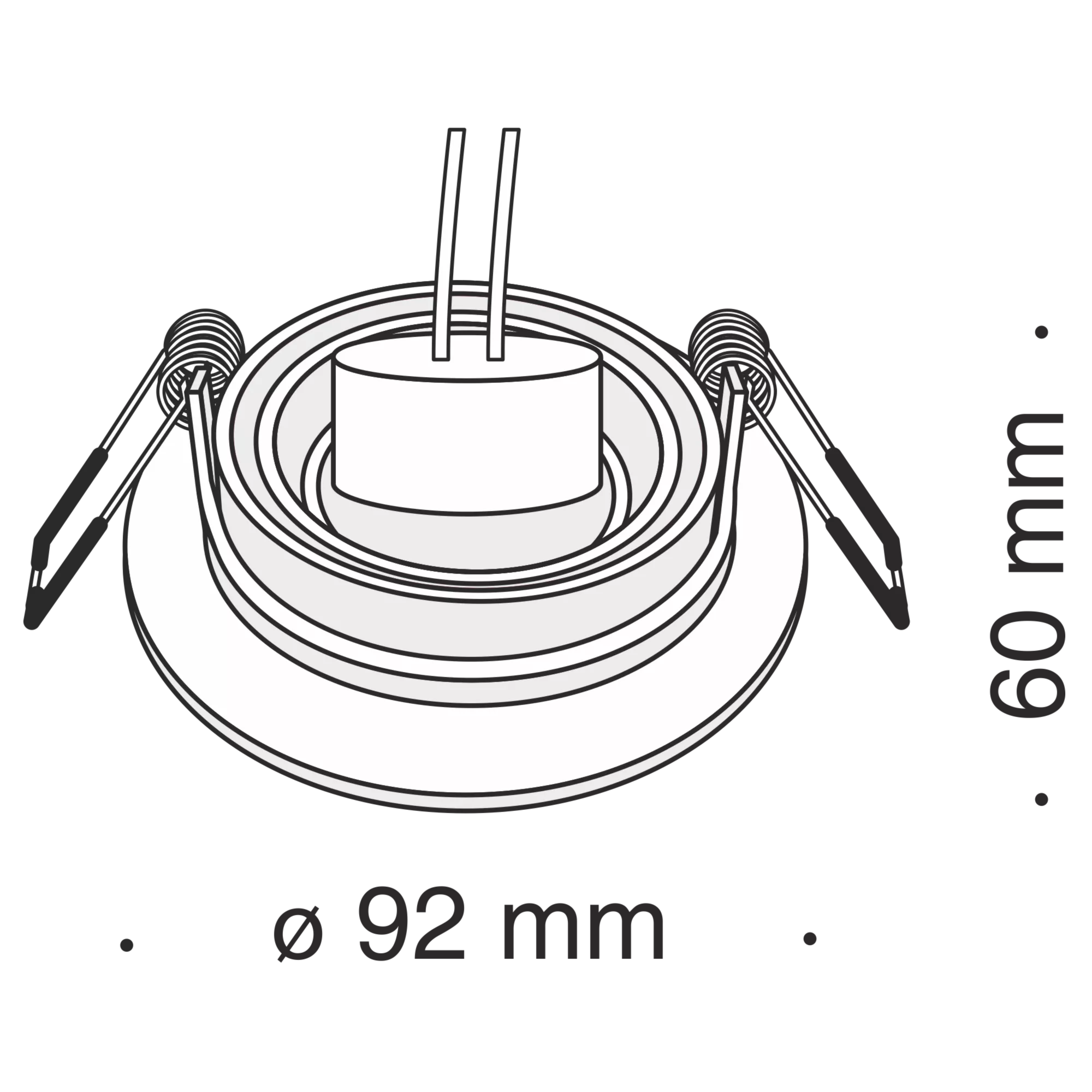 Точечный встраиваемый светильник Maytoni Technical Atom DL023-2-01S
