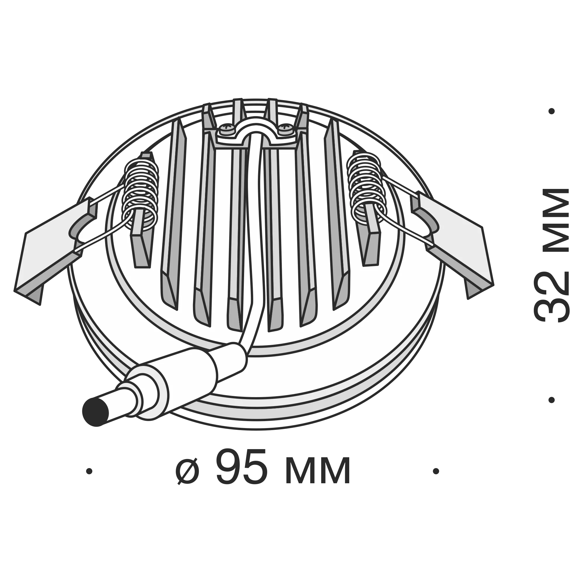 Точечный встраиваемый светильник Maytoni Technical Phanton DL303-L12B