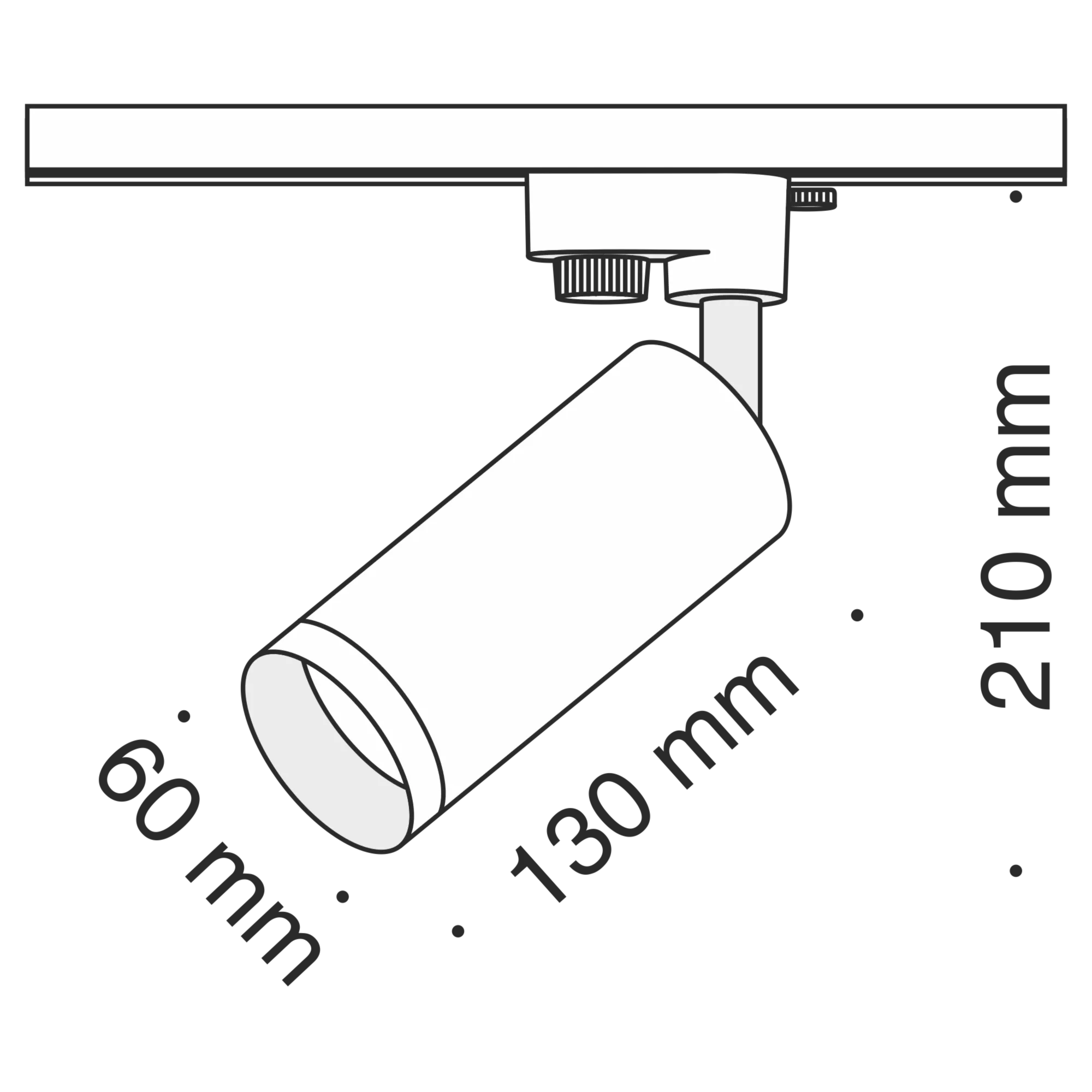 Трековый светильник Maytoni Technical Focus TR004-1-GU10-GF