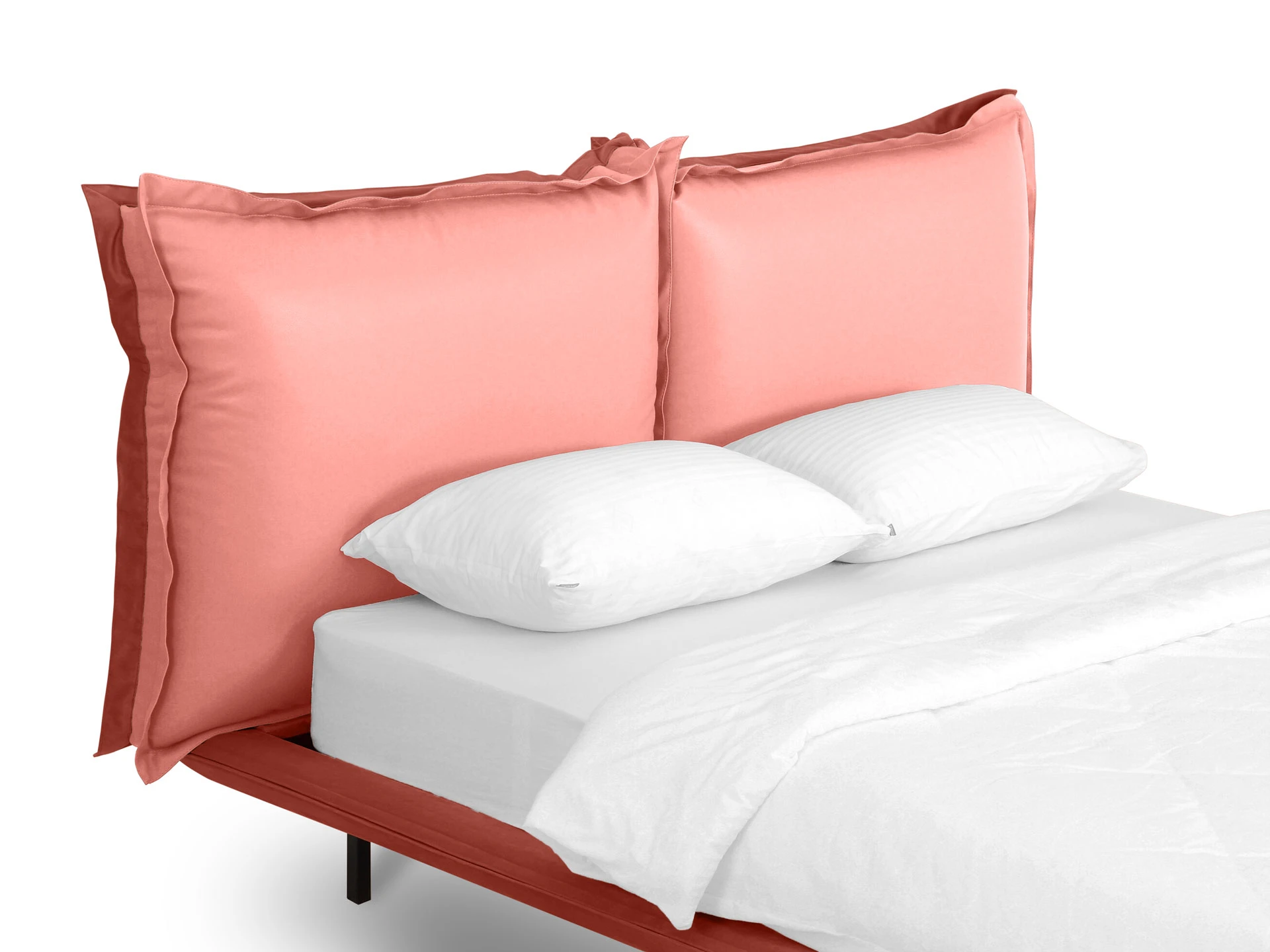 Кровать Barcelona 160х200 оранжевый светло-розовый 649346