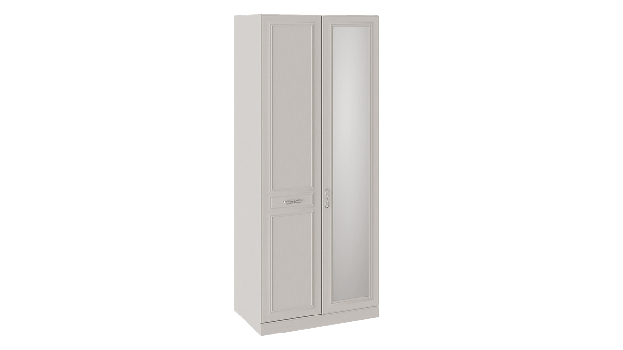 Шкаф для одежды с зеркальной дверью Сабрина СМ-307.07.221-01L