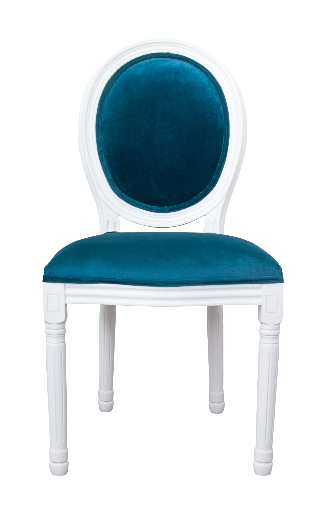 Стул Volker blue+white