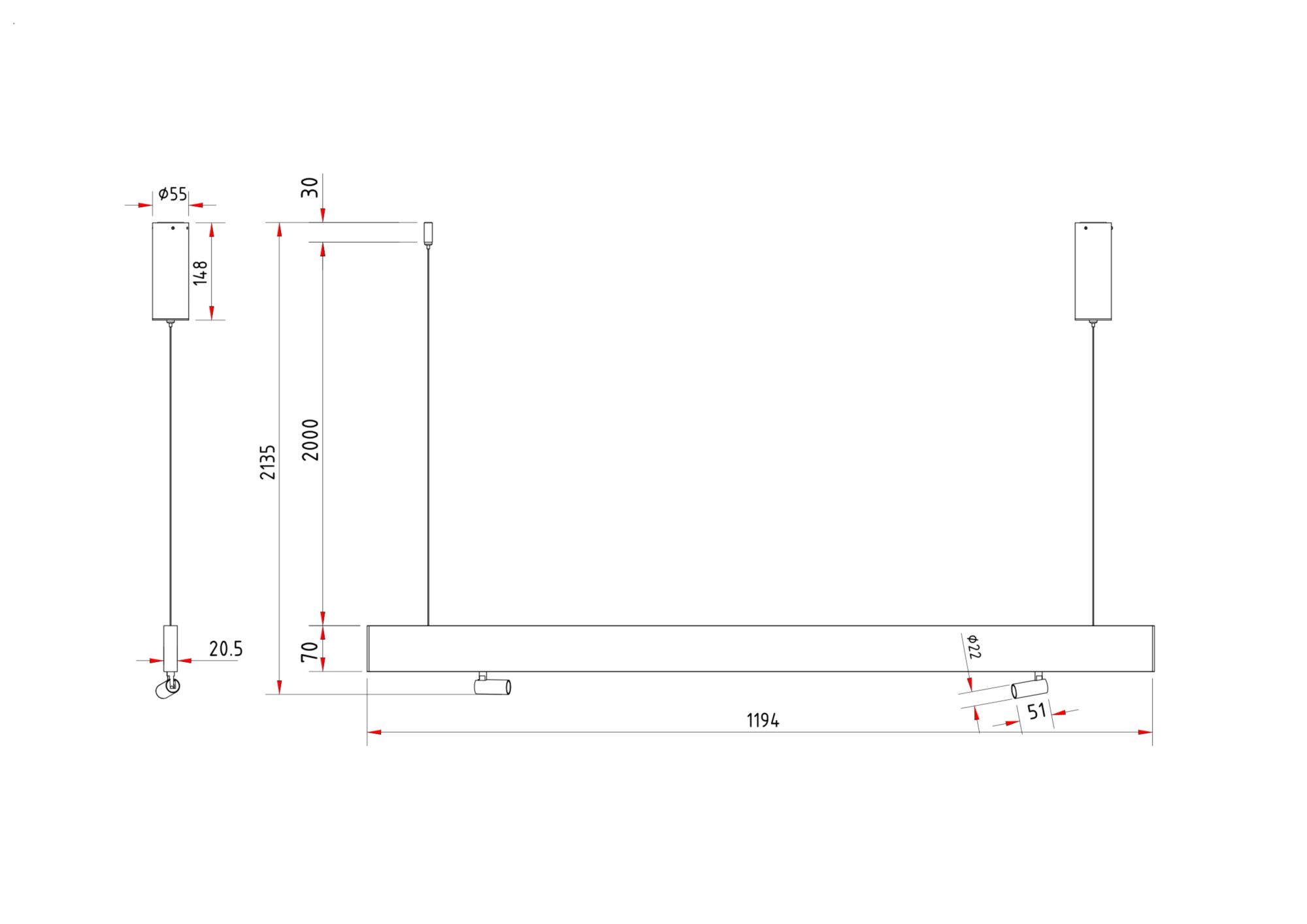 Светильник Maytoni Technical Puntero P068PL-L27W4K