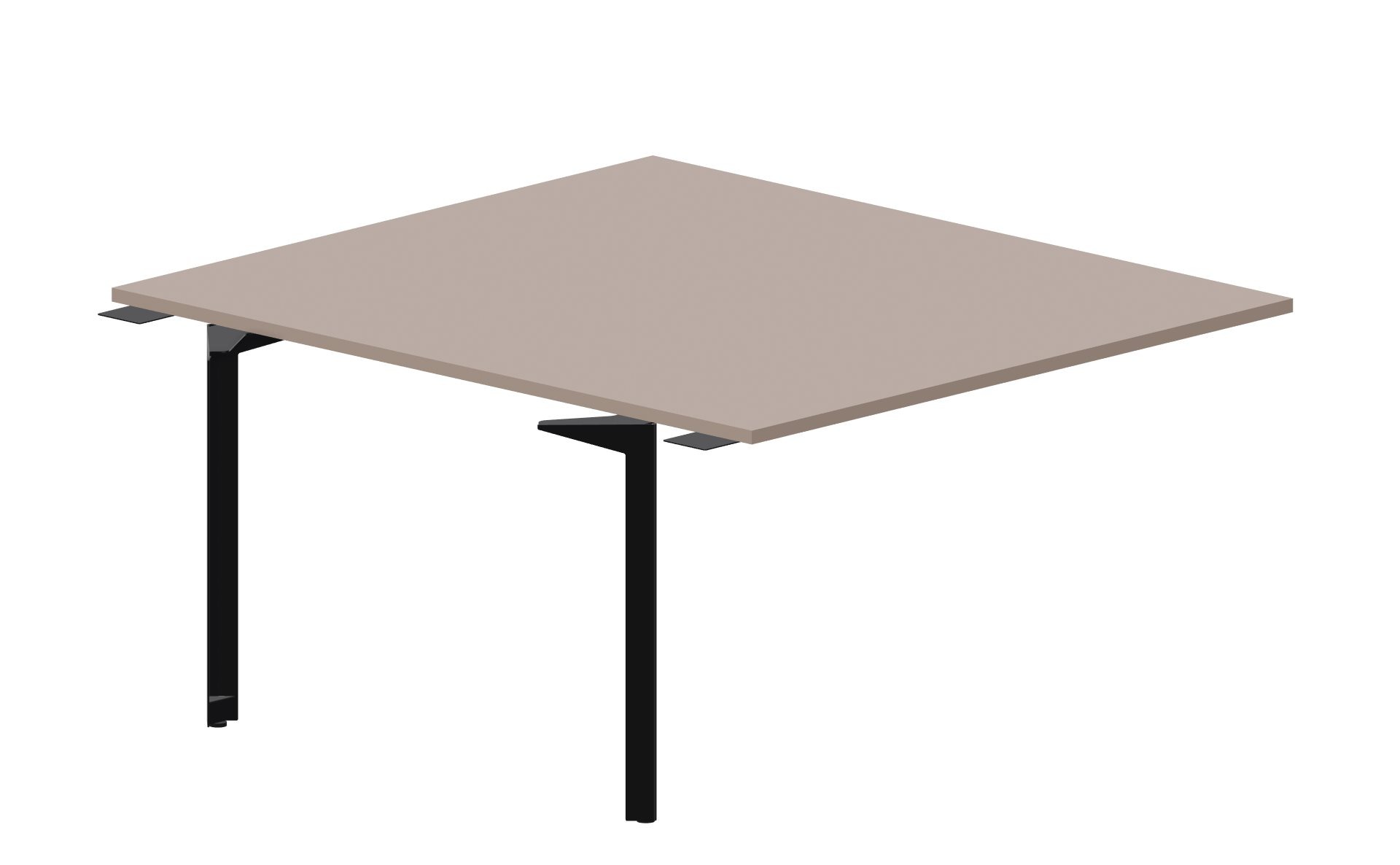 Приставной стол bench на 2 рабочих места 138х156,6х75 см (без отверстий) Ray RY2TPS148
