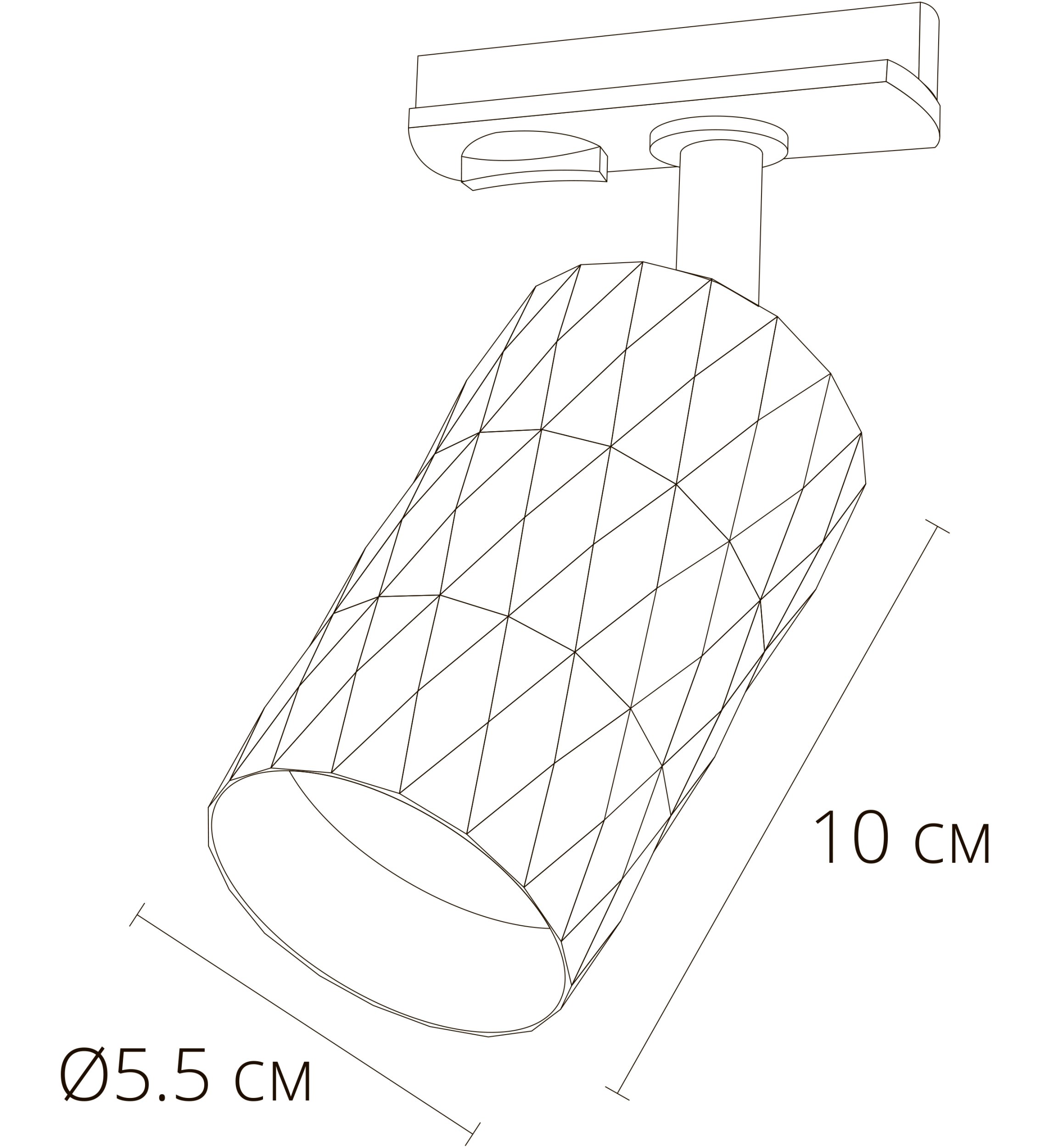 Трековый светильник ARTE LAMP FANG A5560PL-1BK