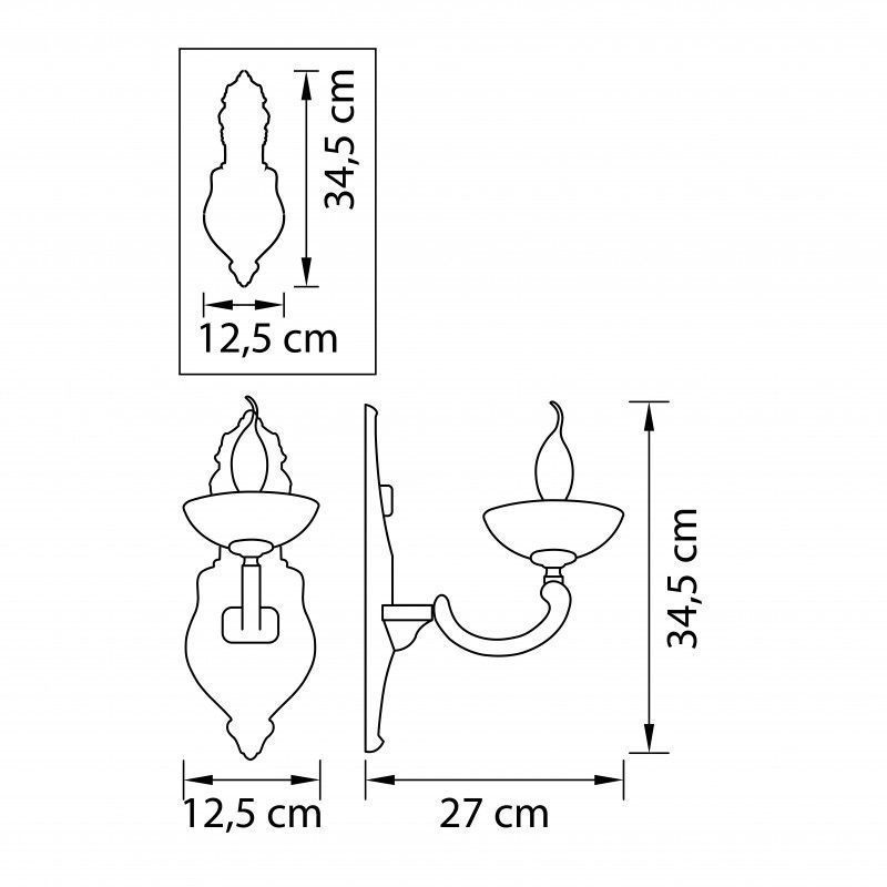 Бра настенное Osgona Barcato 697612